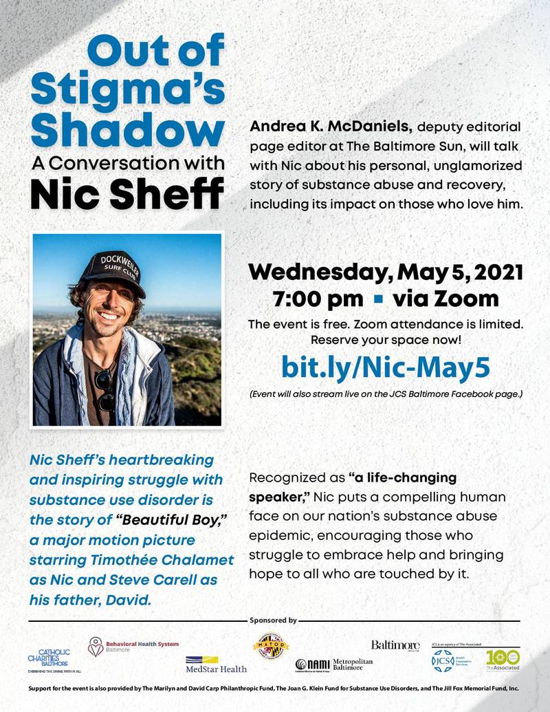 Banner Image for Out of Stigma's Shadow: A Conversation with Nic Sheff 